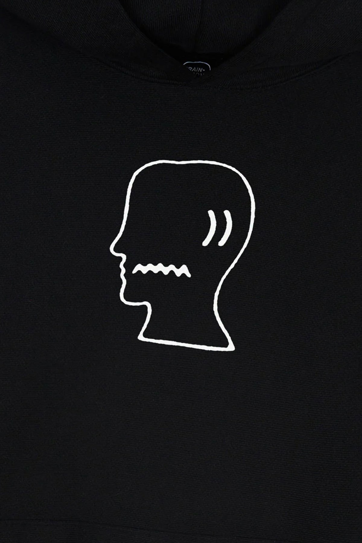 Logo Head Hoodie - Black - 3
