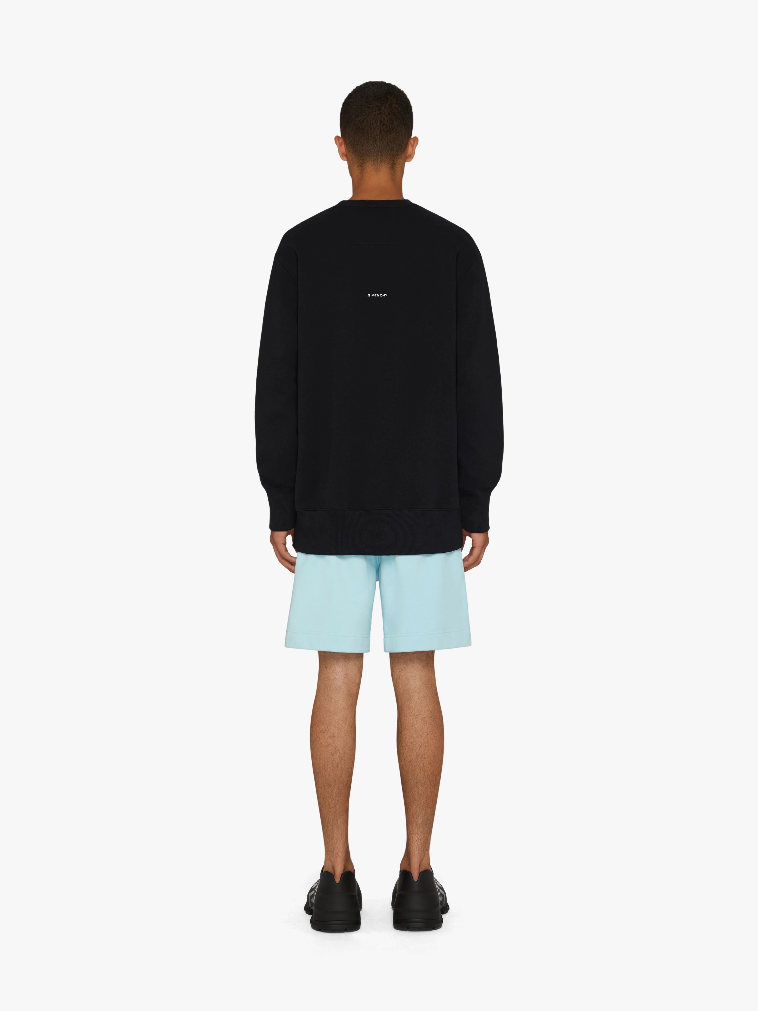 BERMUDA SHORTS IN FELPA WITH PATCH - 4