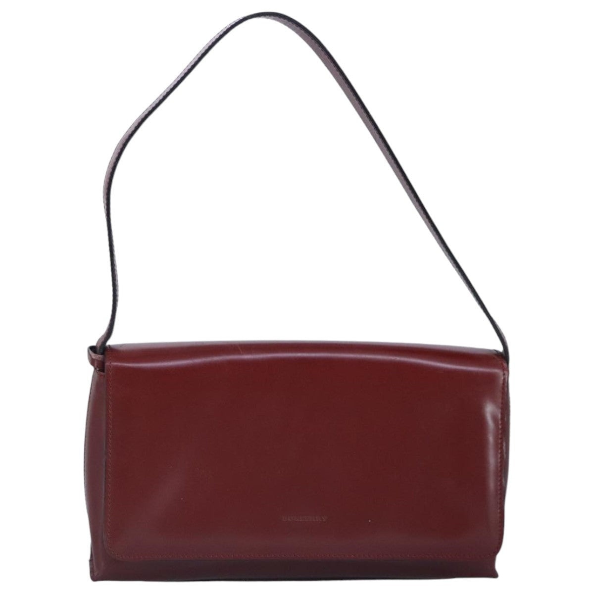Burberry Shoulder Bag Leather Red - 13