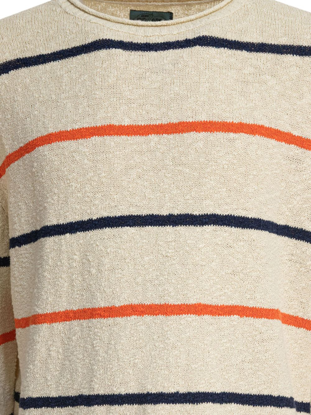 striped cotton-blend sweater - 3