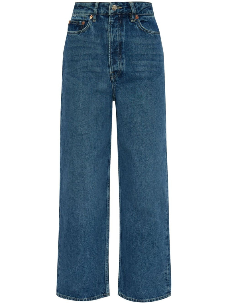 organic cotton straight-leg jeans 1