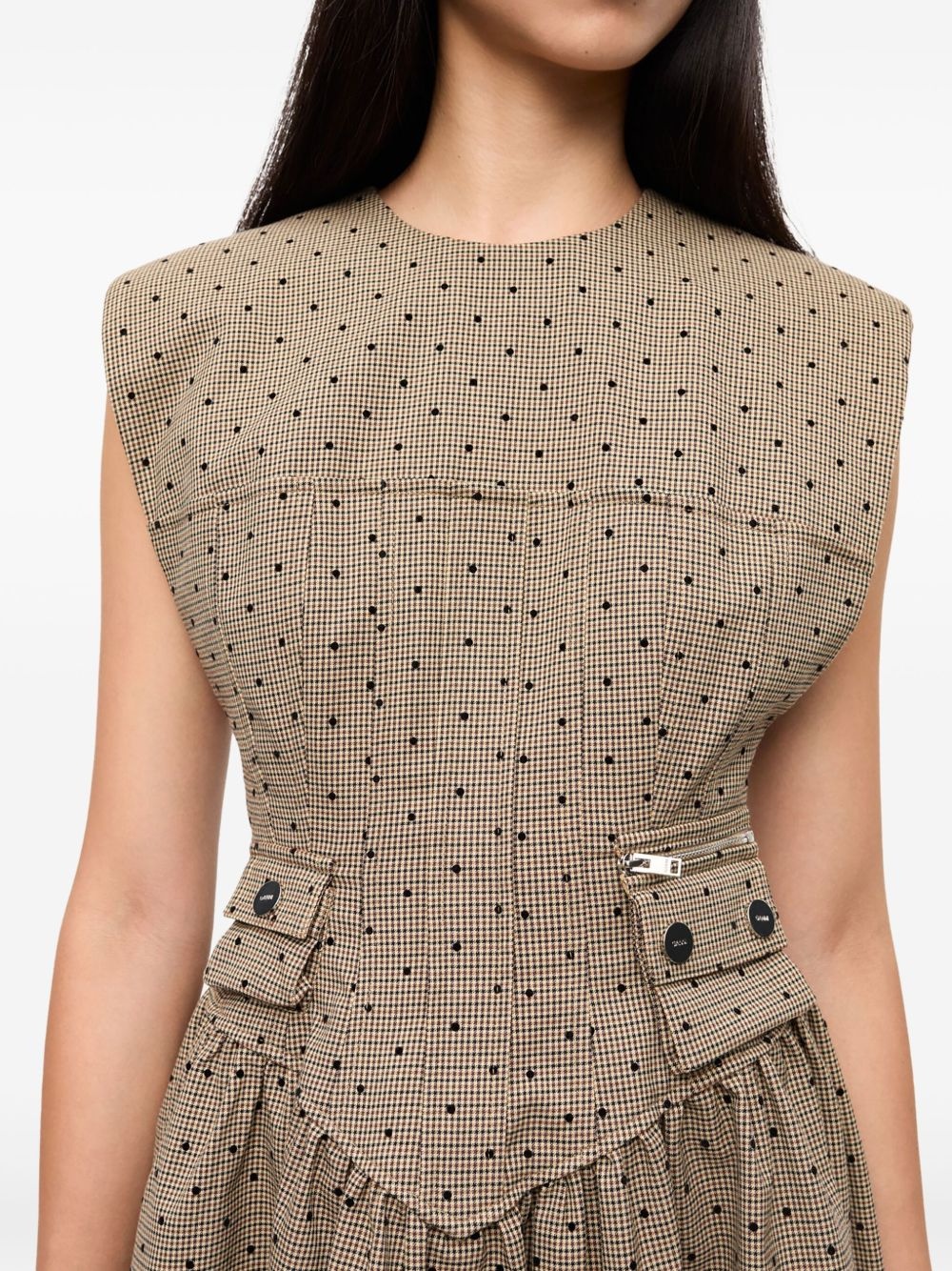 polka dot-print minidress - 4