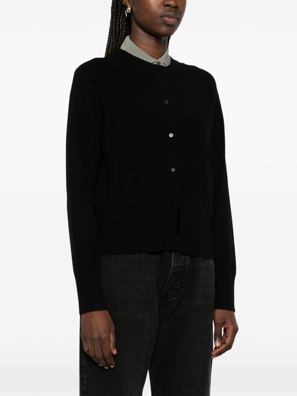 ribbed-knit cardigan - 3
