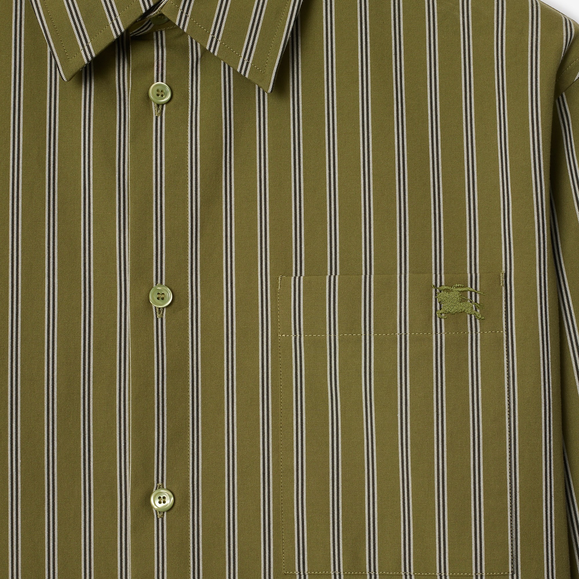 Regular Fit Striped Cotton Shirt - 6