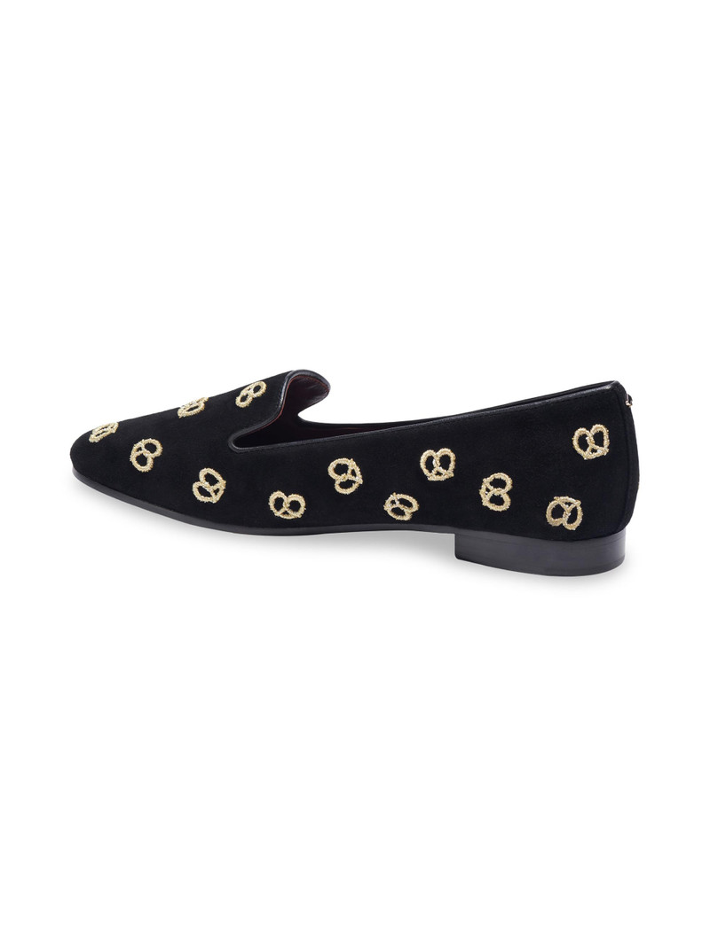 Women's Mini Pretzel Lounge Slippers - Black 3