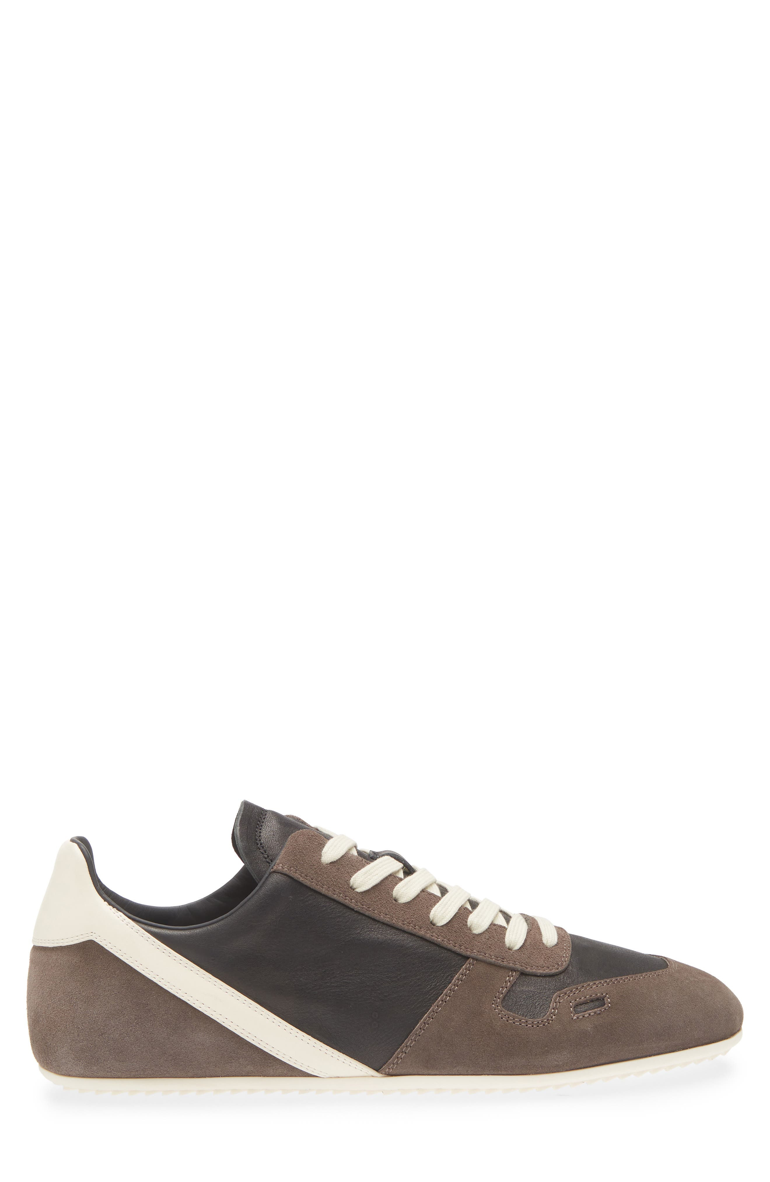 Rick Owens Concordians Minimal Sneak Sneaker in Dark Dust/Black/Milk at Nordstrom - 3