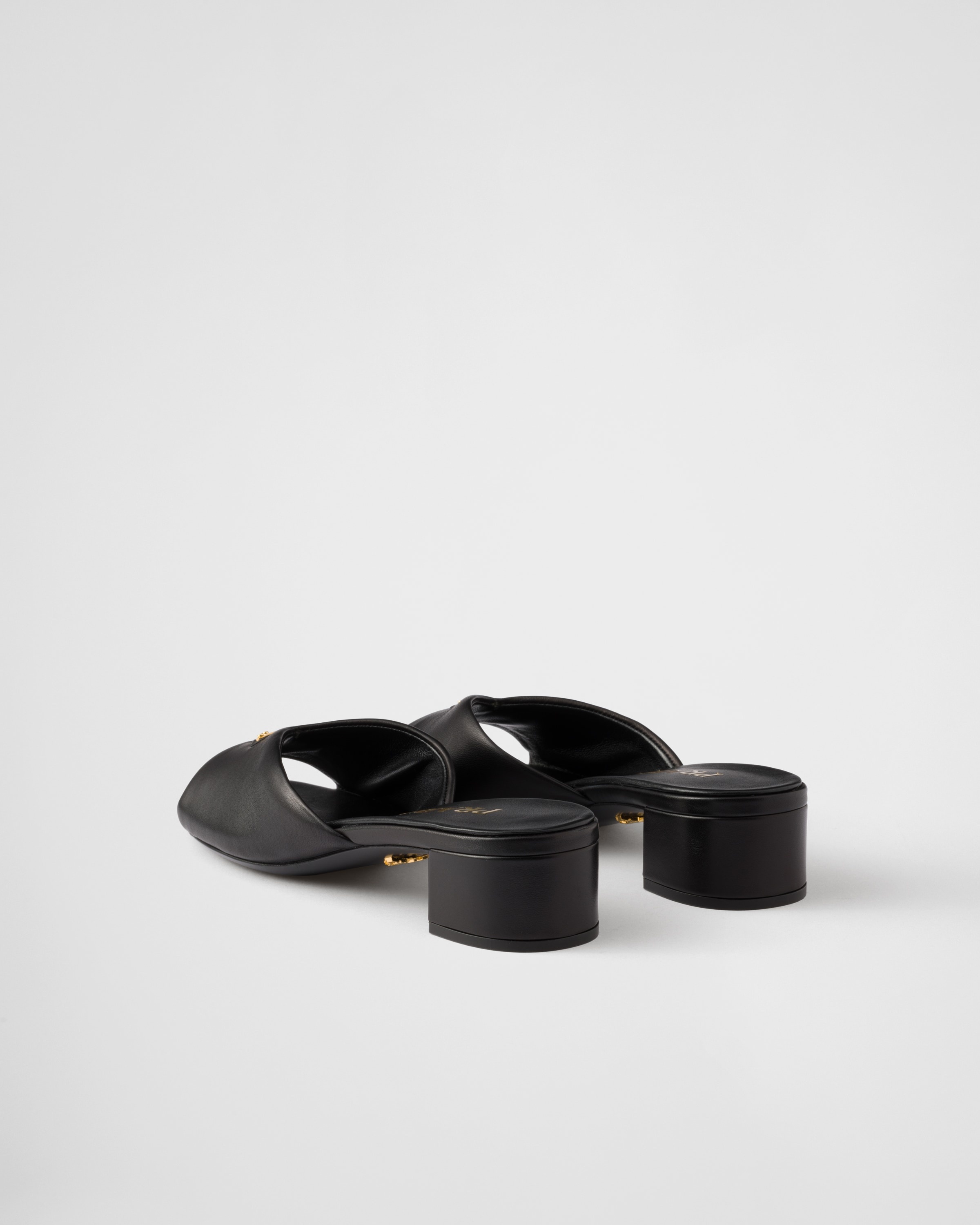 Padded nappa leather sandals - 4