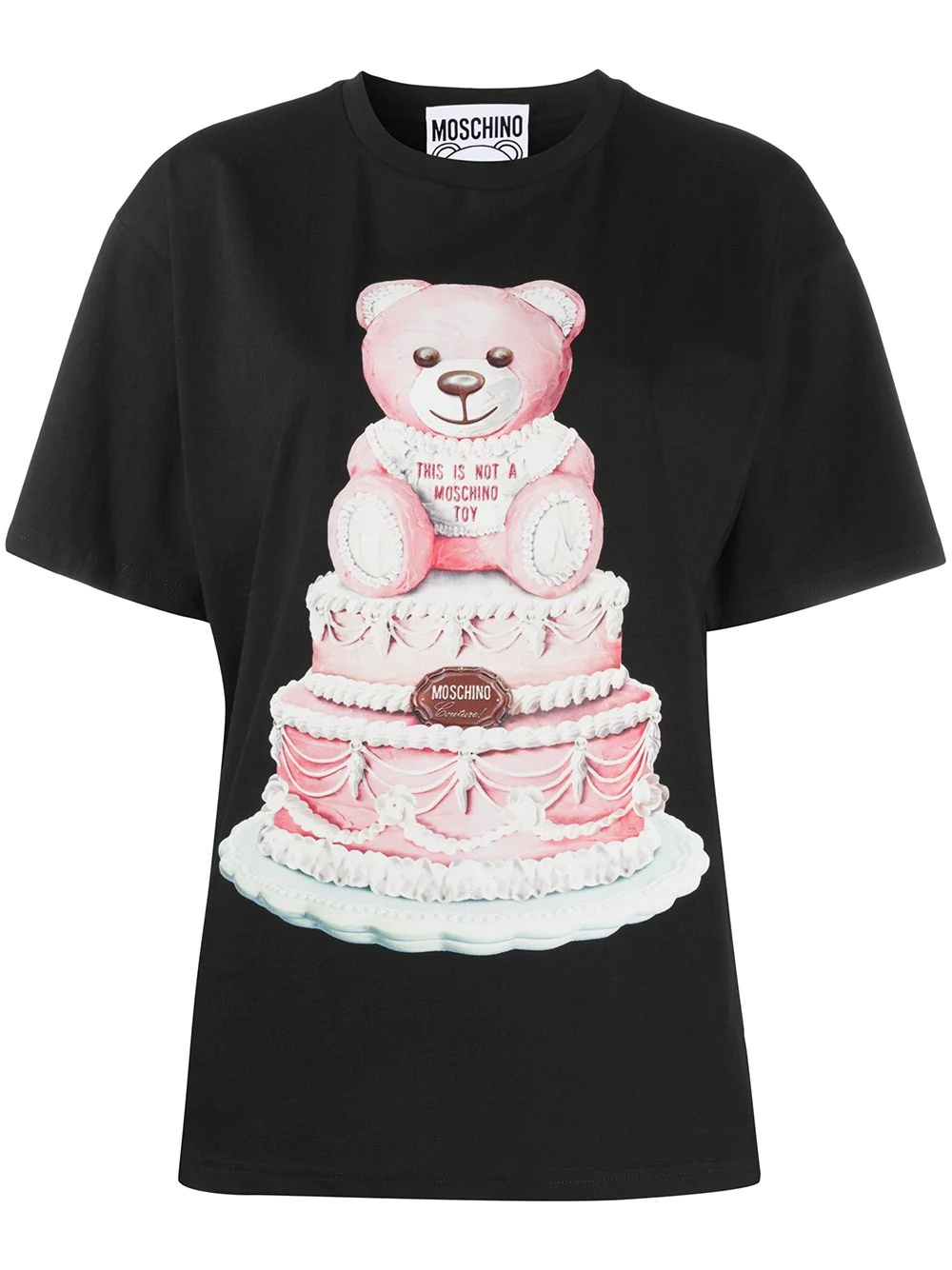 Cake Teddy Bear print T-shirt - 1