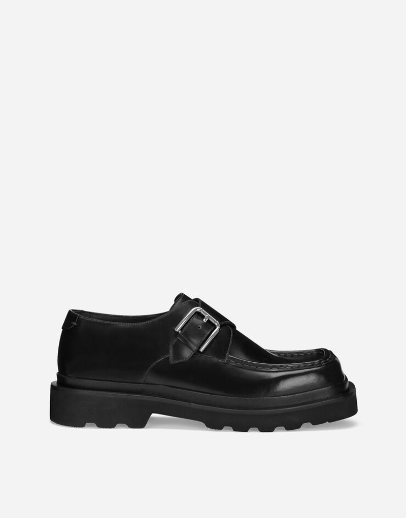 Calfskin monkstrap shoes 1