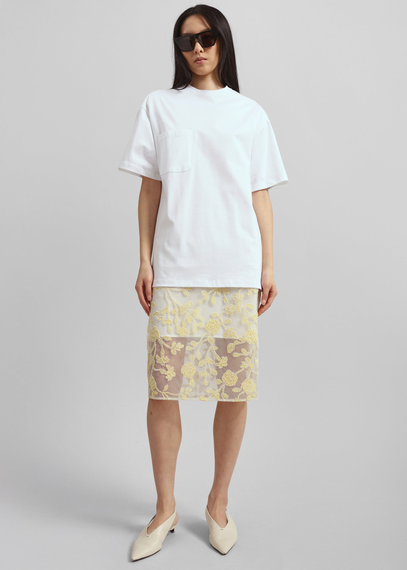 Yuri Boxy Super Soft Tee - White 5