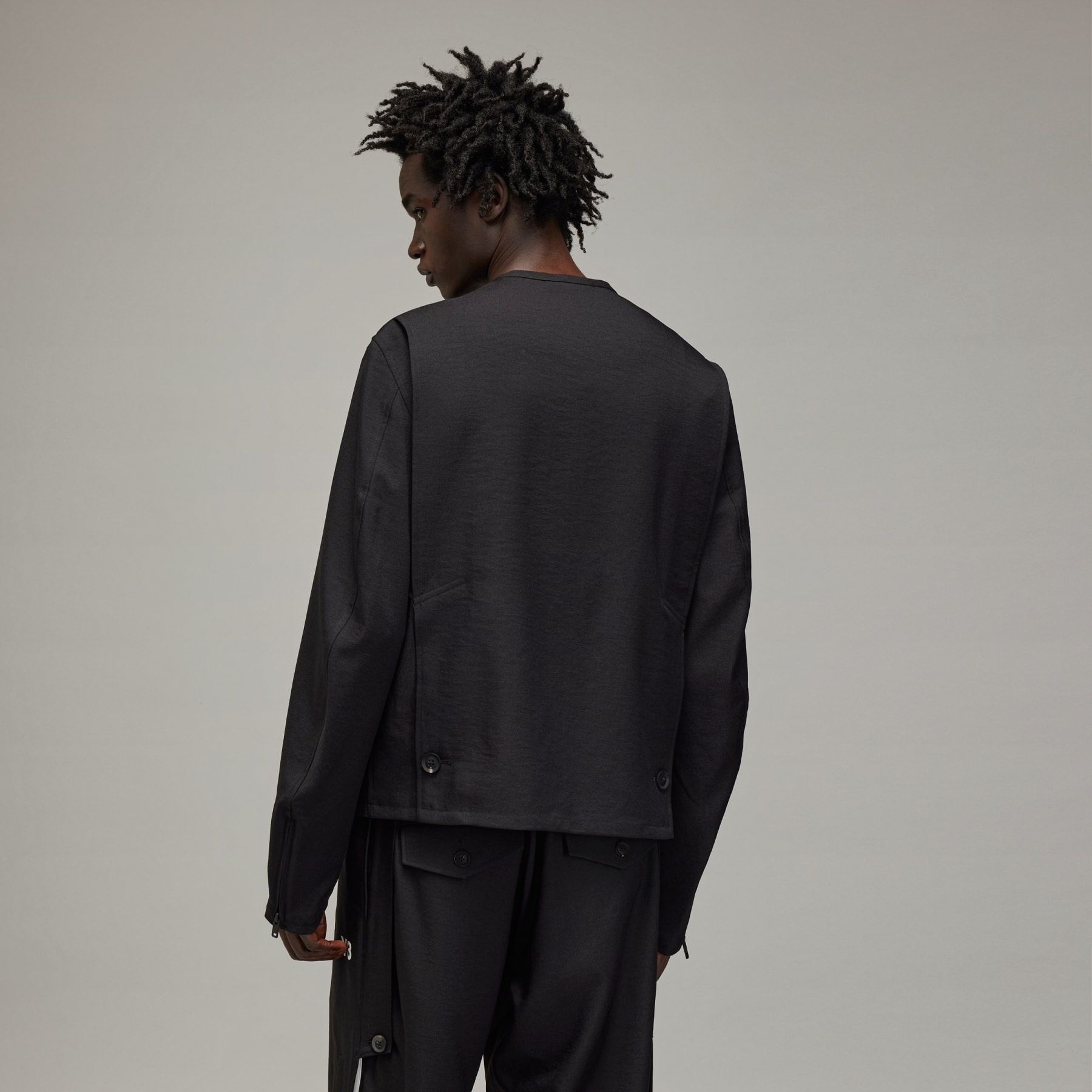 Y-3 Mesh 3-Stripes Track Top - 3