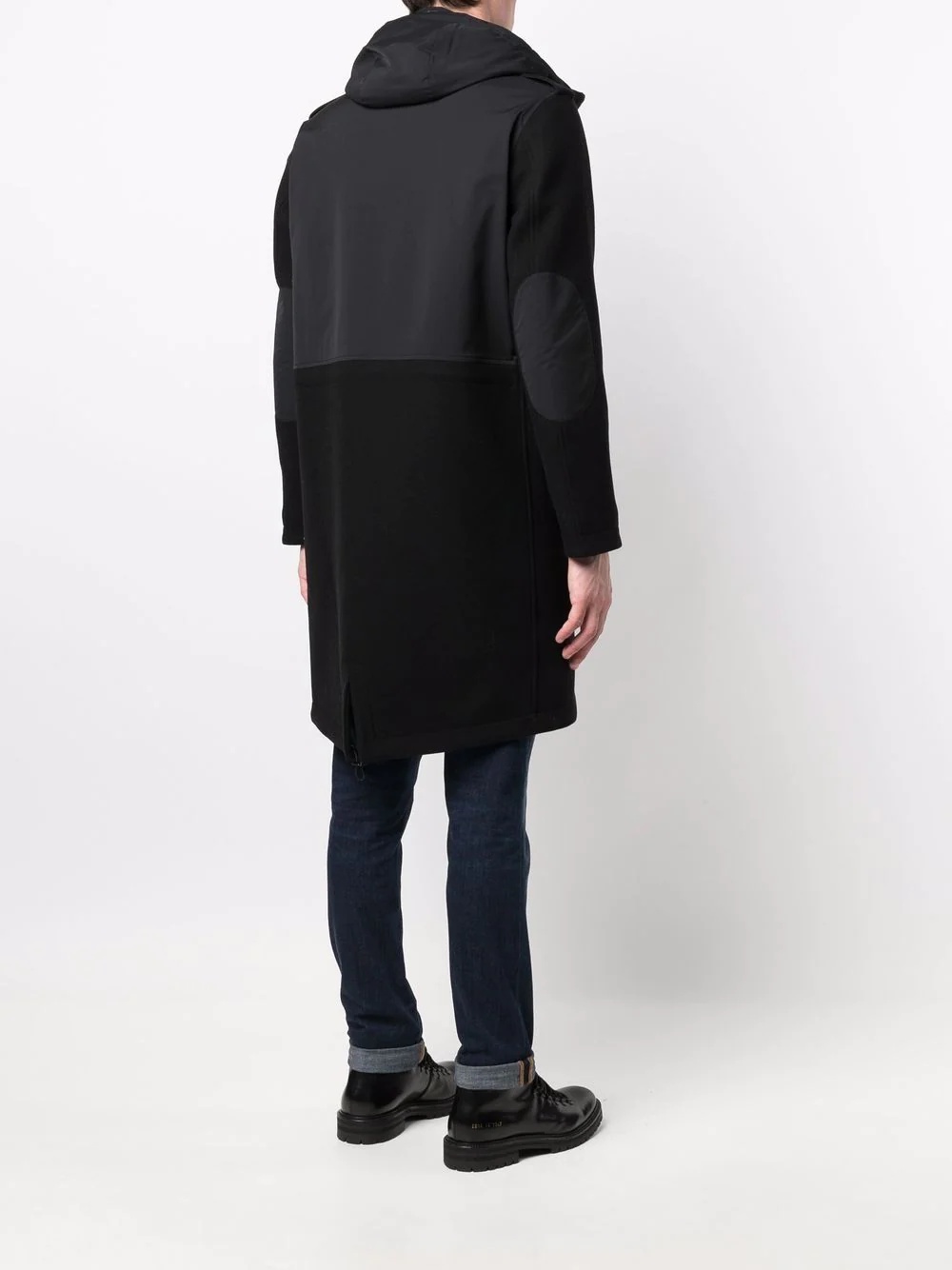 single-breasted wool coat - 4