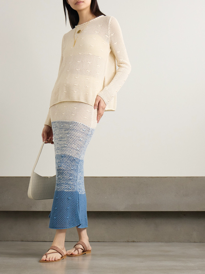 ESCVDO Litoral Open-knit Cotton Top outlook