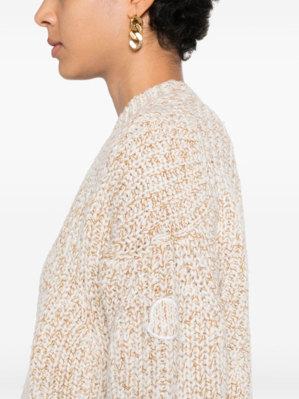 logo-patch sweater - 5