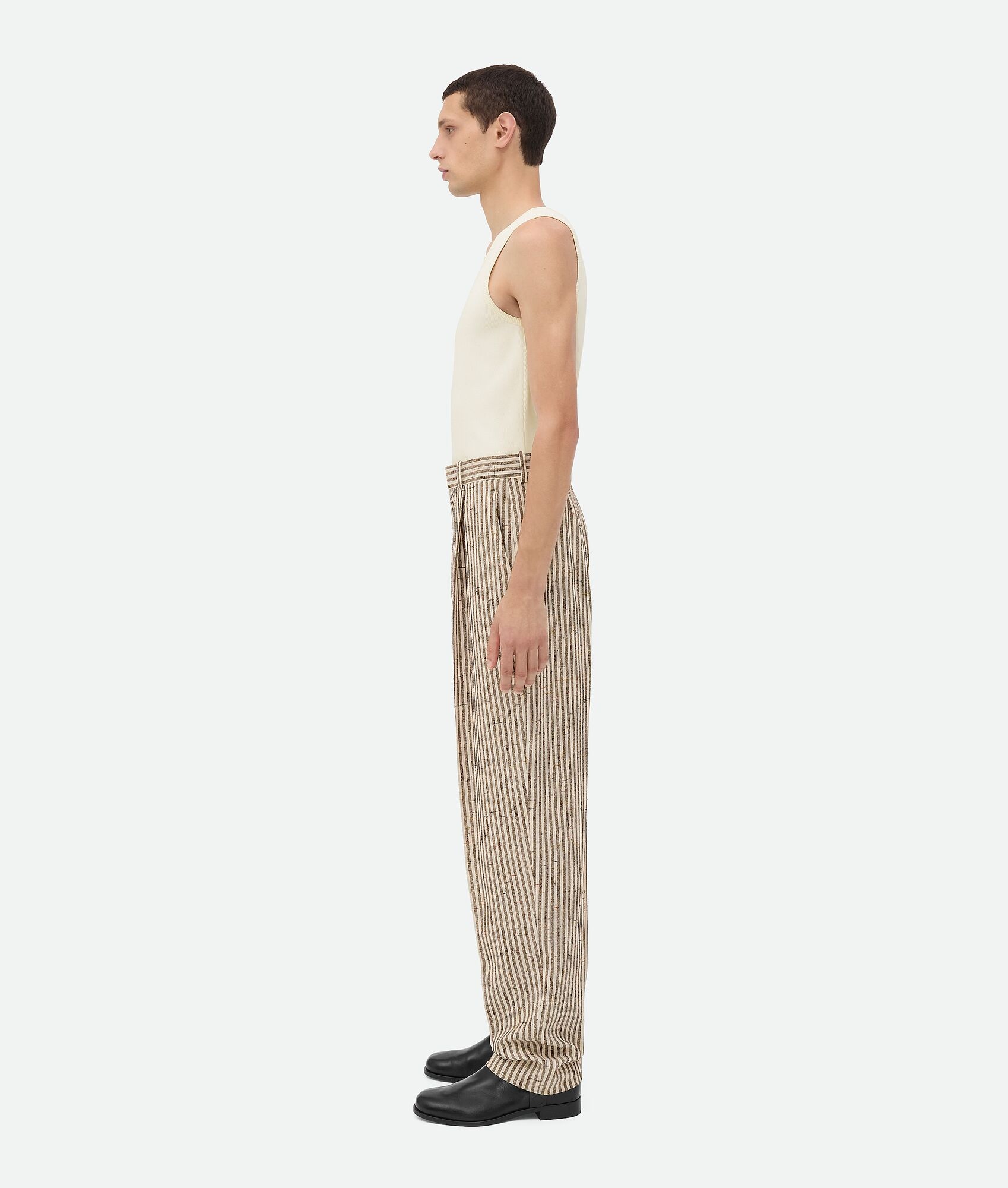 Knotted Viscose And Silk Trousers - 2