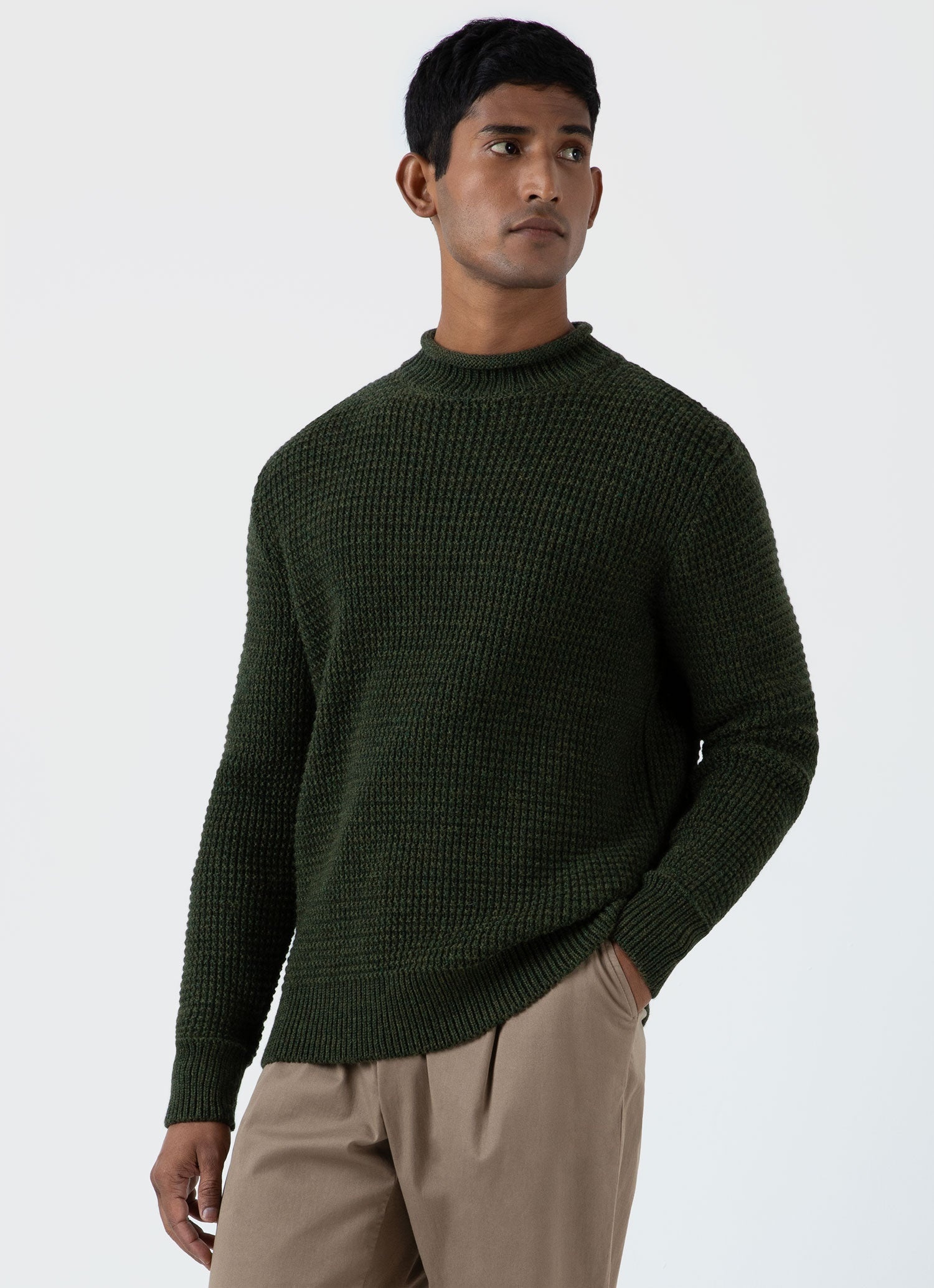 Merino Fisherman Jumper - 2