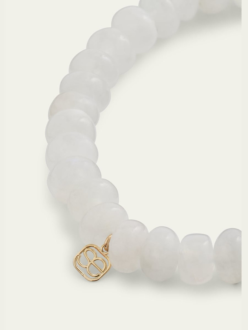 SYDNEY EVAN 14K Yellow Gold Marquis Diamond Flower Charm Bracelet outlook