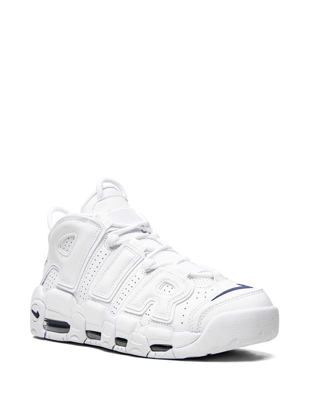 Air More Uptempo "White/Midnight Navy" sneakers - 2