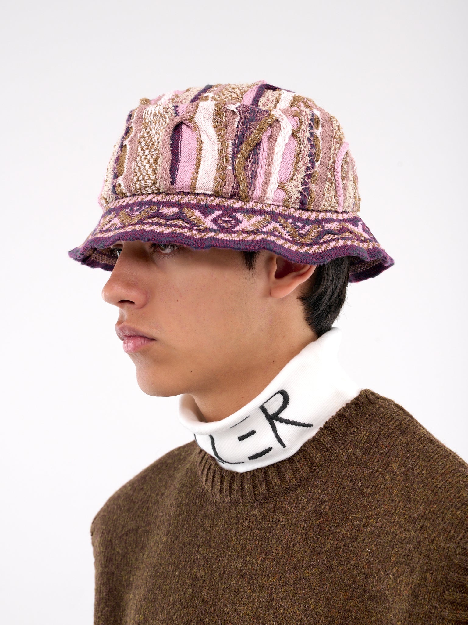 Gaudy Knit Bucket Hat - 2