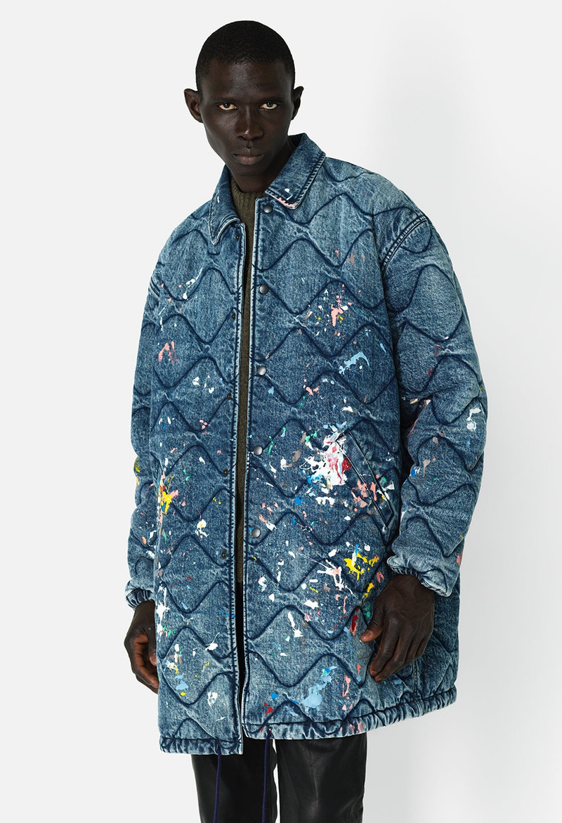 John Elliott QUILTED OVERSIZED COACHS JACKET outlook