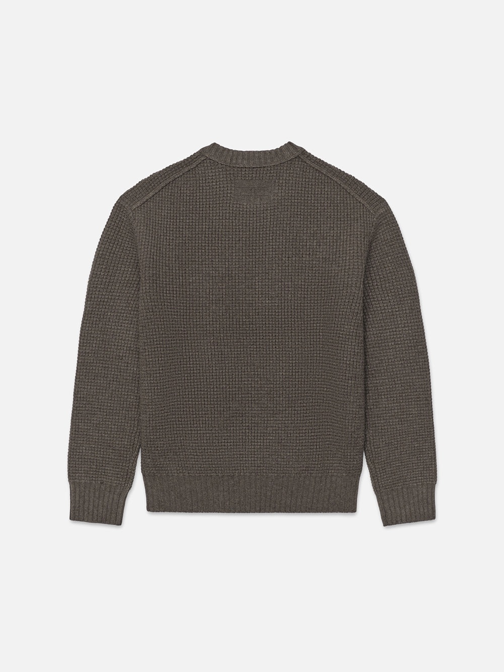 Wool Crewneck Sweater in Mole - 3