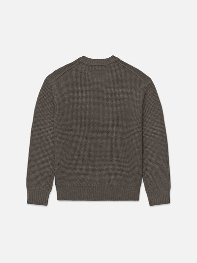 FRAME Wool Crewneck Sweater in Mole outlook