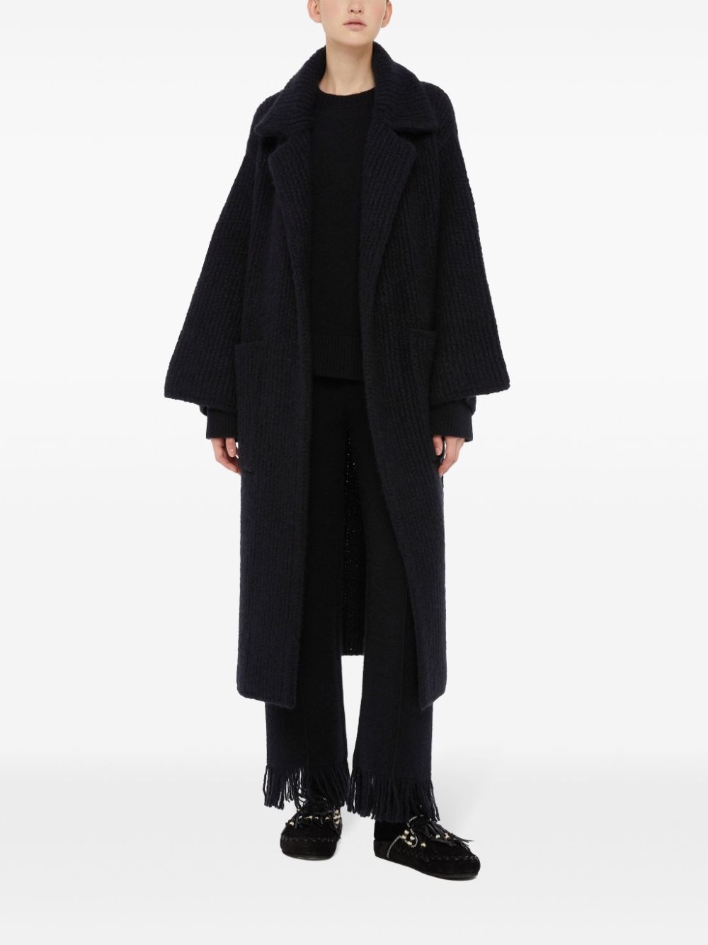 knitted robe coat - 2