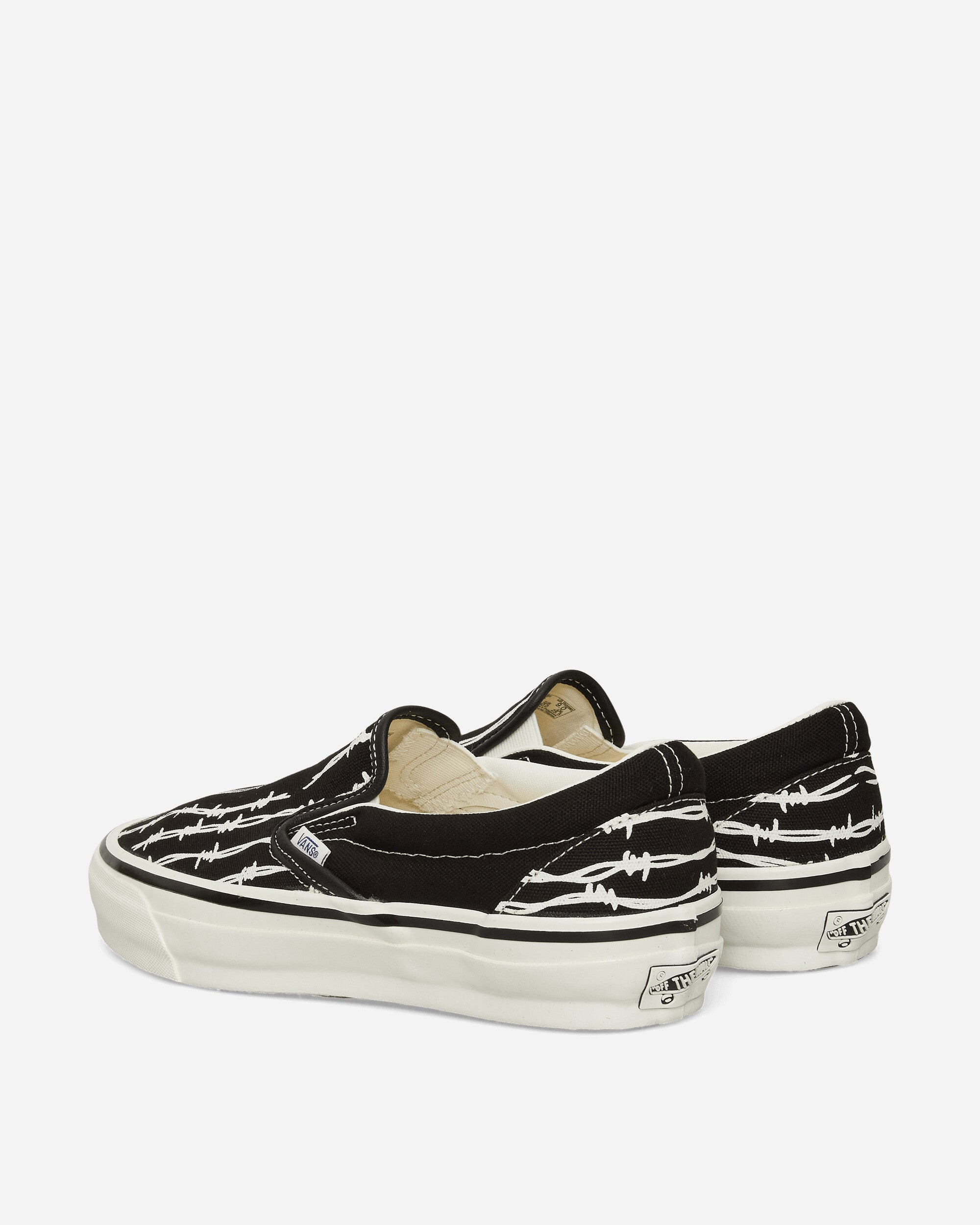 Classic Slip-On Reissue 98 Sneakers Black / Barbed Wire - 4