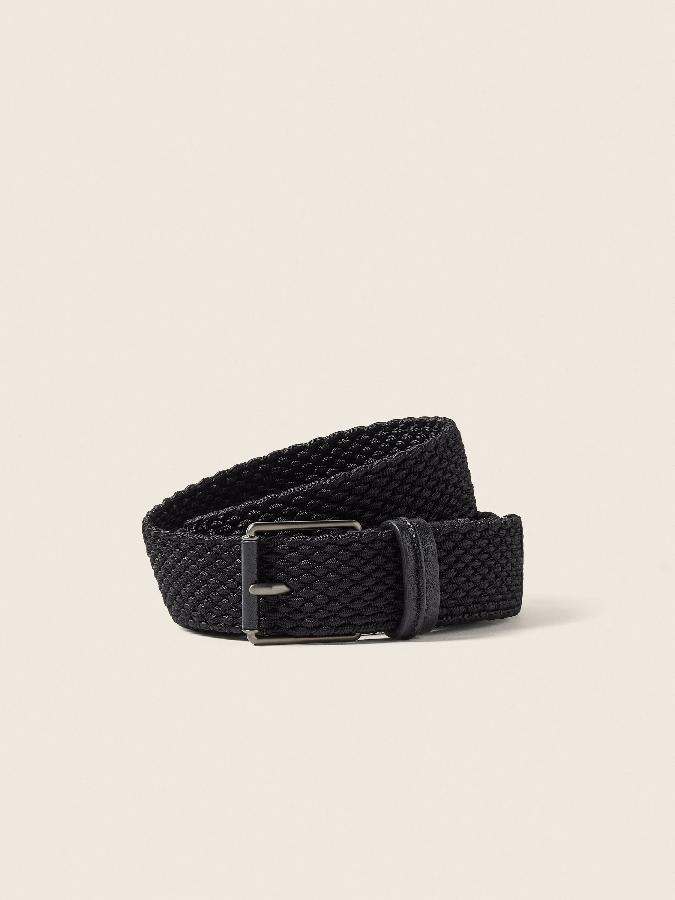 BLACK RAYON BELT - 1