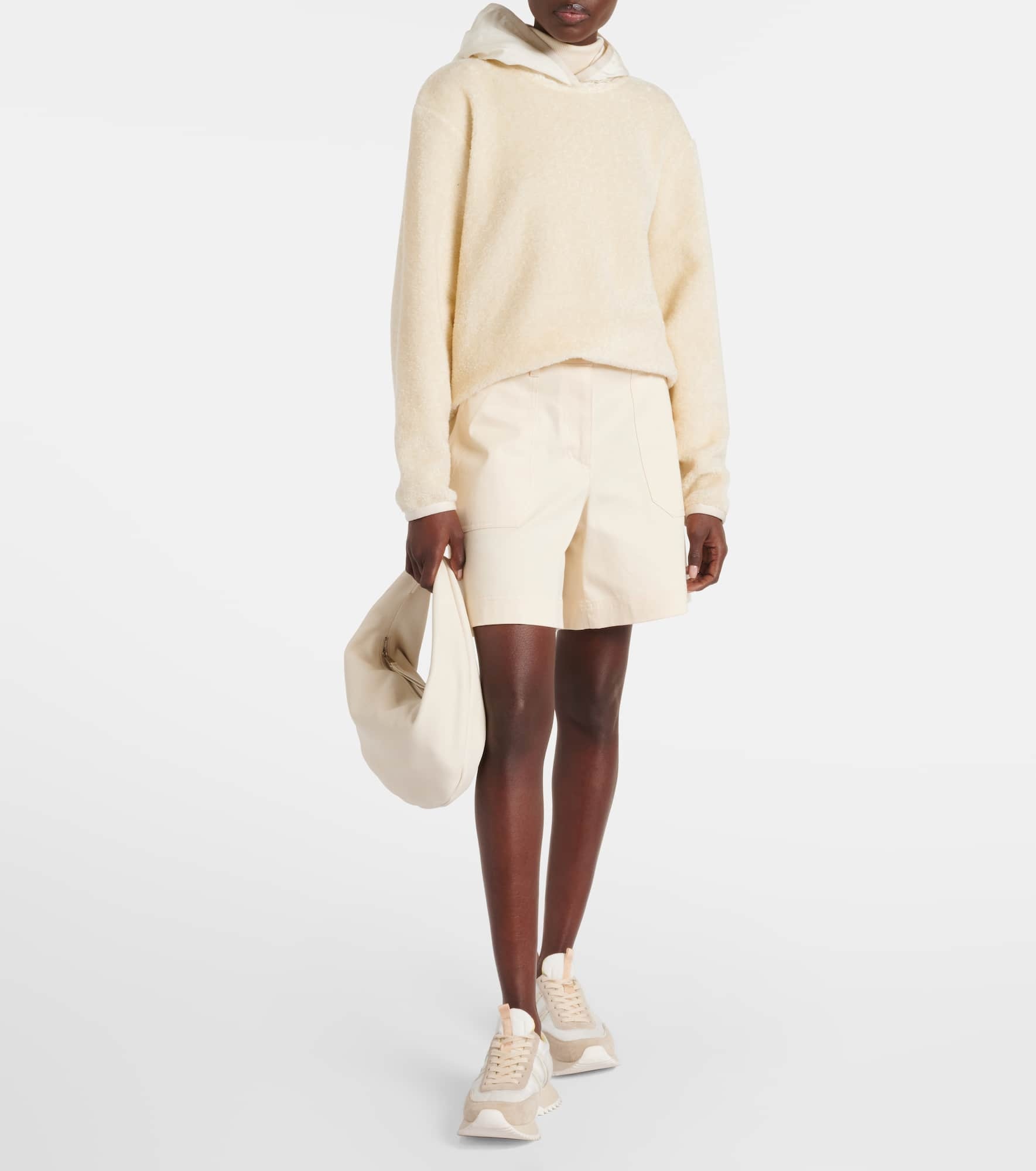 Cotton gabardine shorts - 2