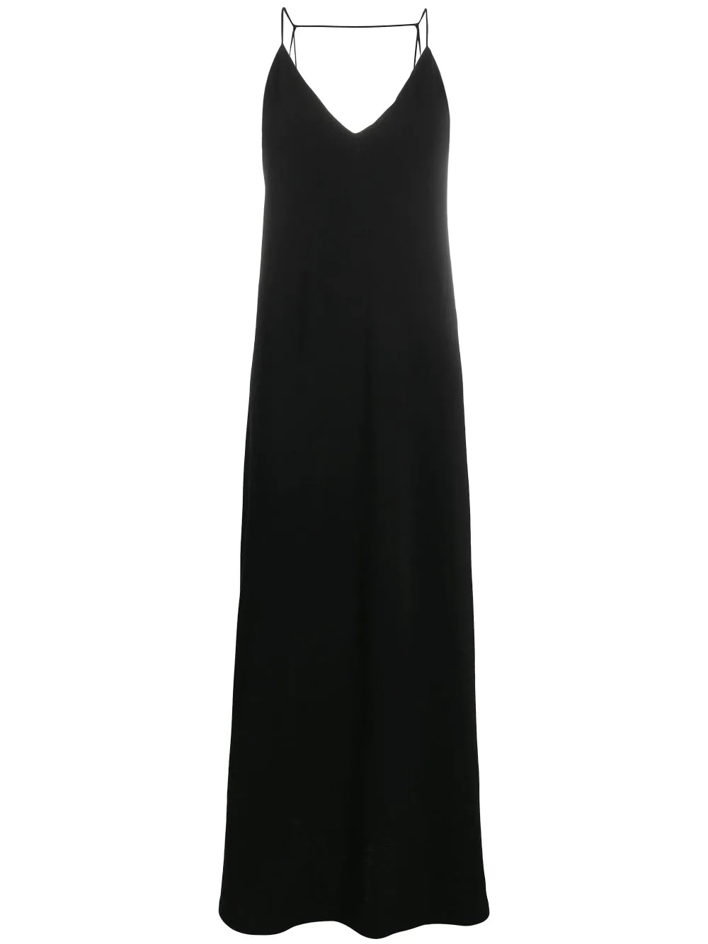 mid-length knit slip dress - 1