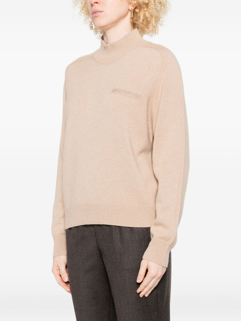 high-neck embellished sweater 3