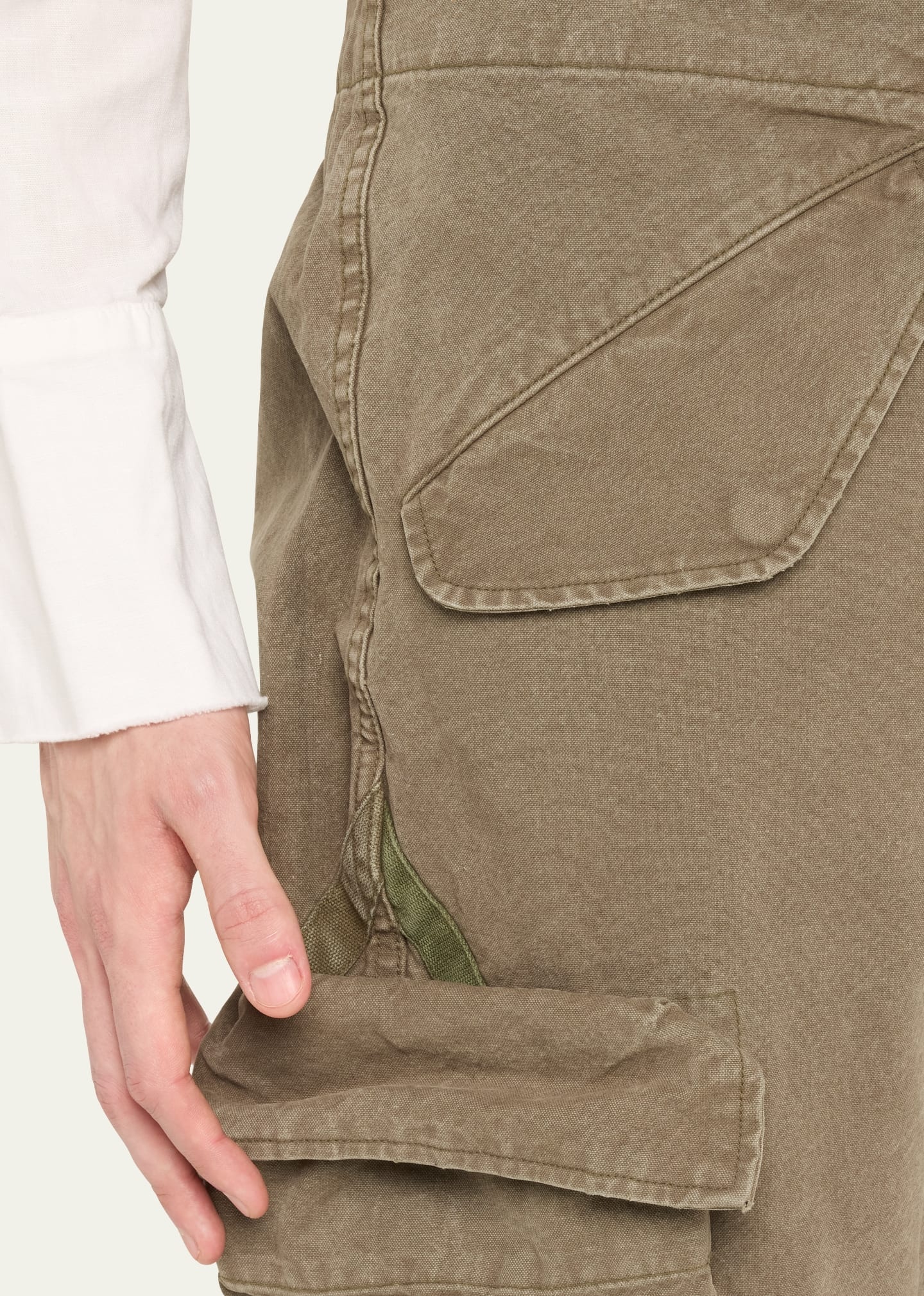 Men's Tent Paneled Cargo Pants - 5