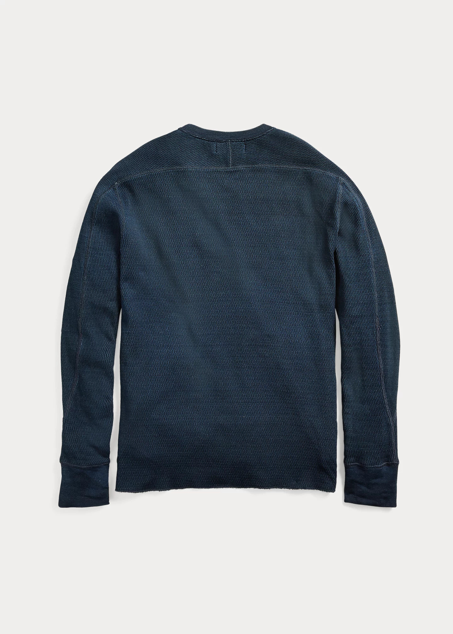 Indigo Jacquard-Knit Crewneck - 2