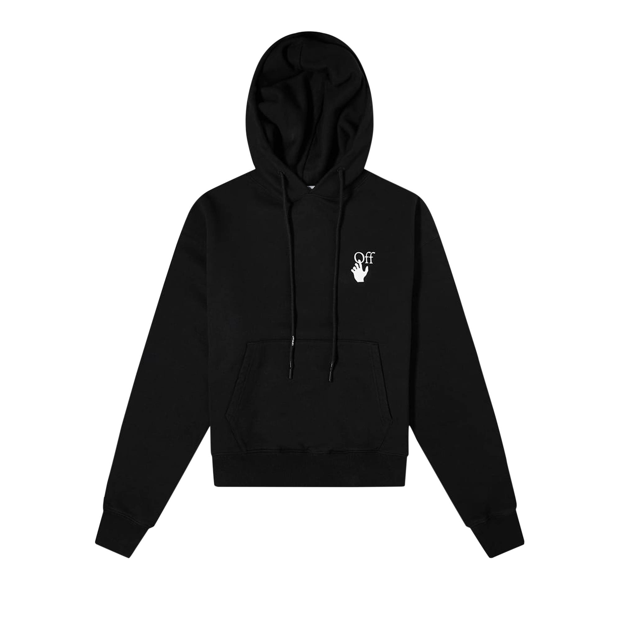 Off-White Degrade Arrow Slim Hoodie 'Black/Multicolor' - 1