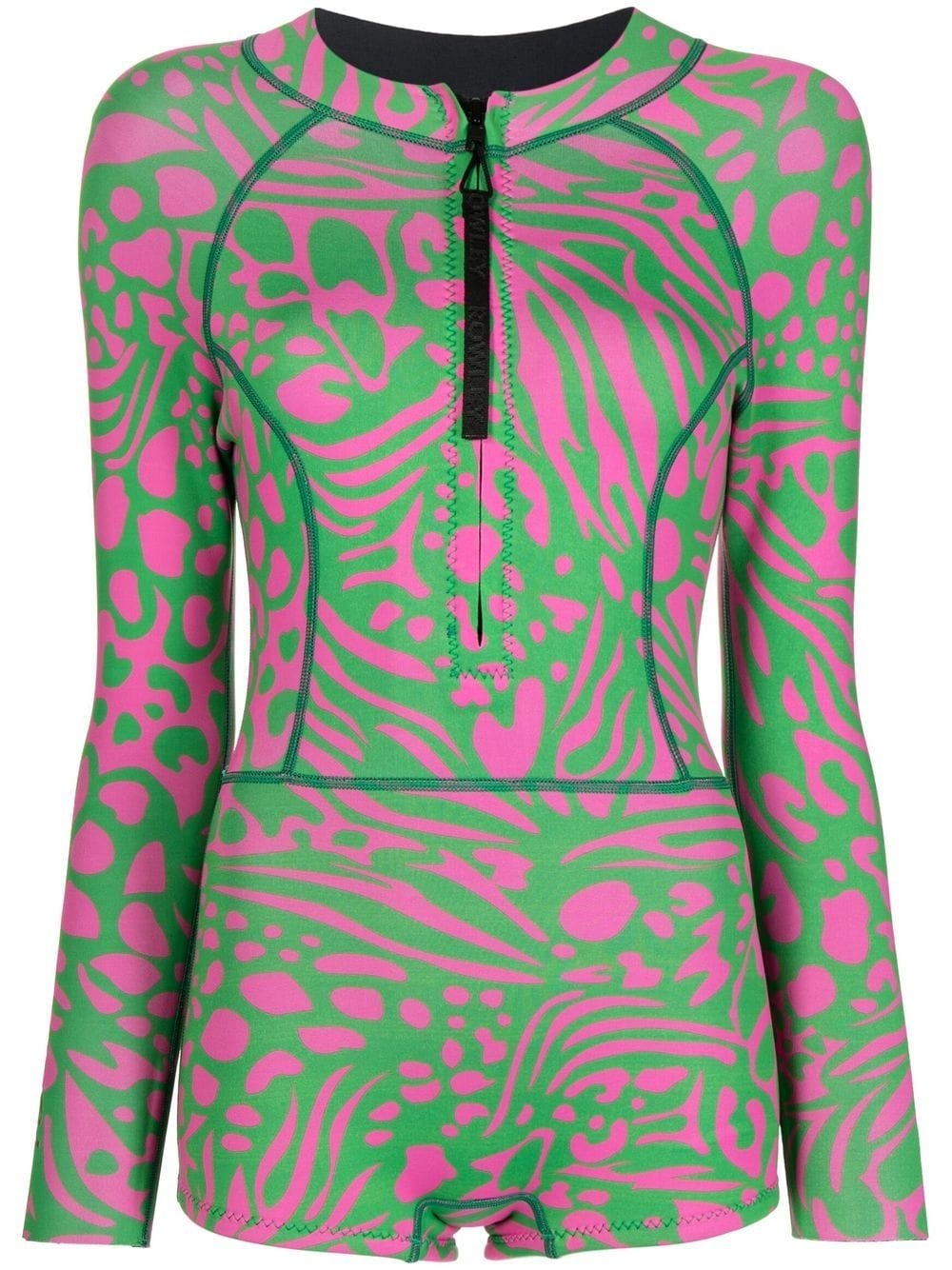 Kauai animal-print wetsuit - 1