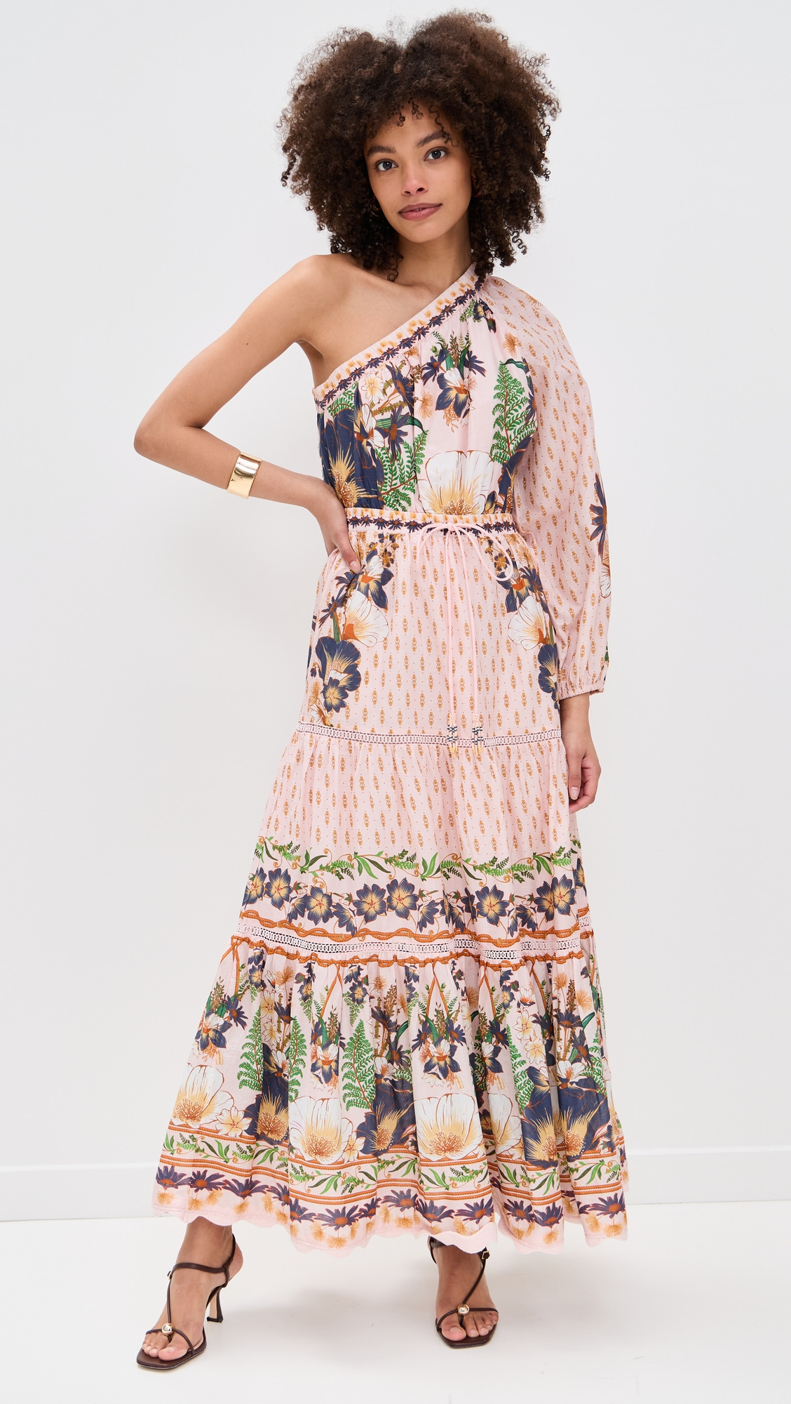 The Dream Garden Pink Maxi Dress - 4