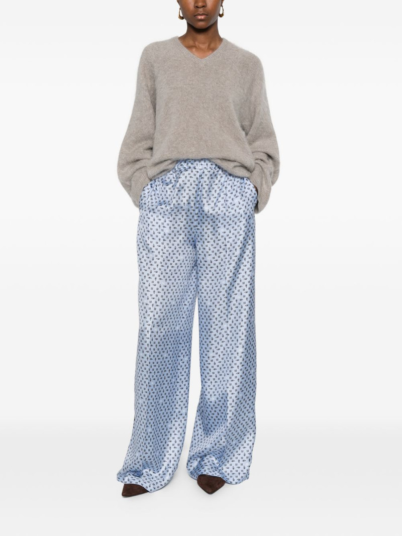 Max Mara x E. Marinella printed trousers outlook