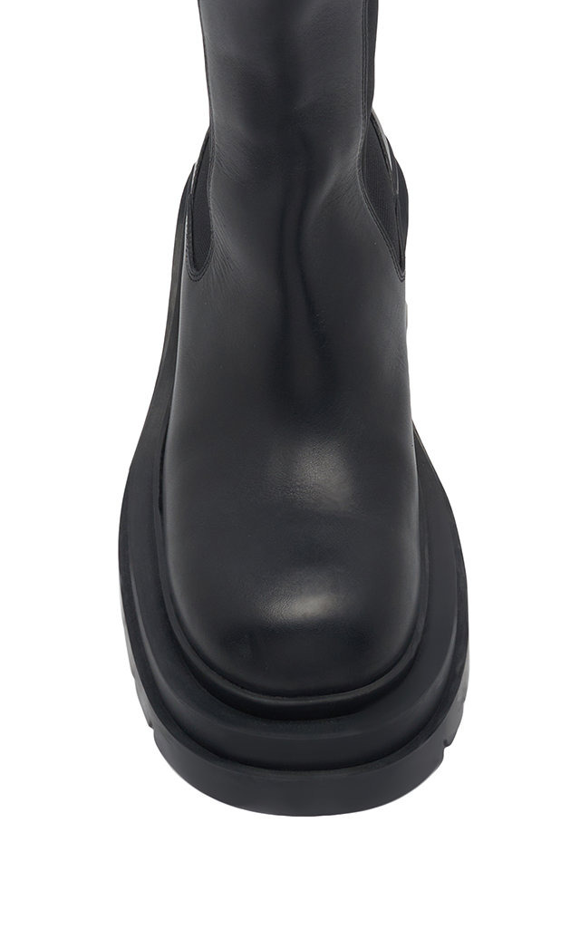 The Lug Knee High Boots black - 7