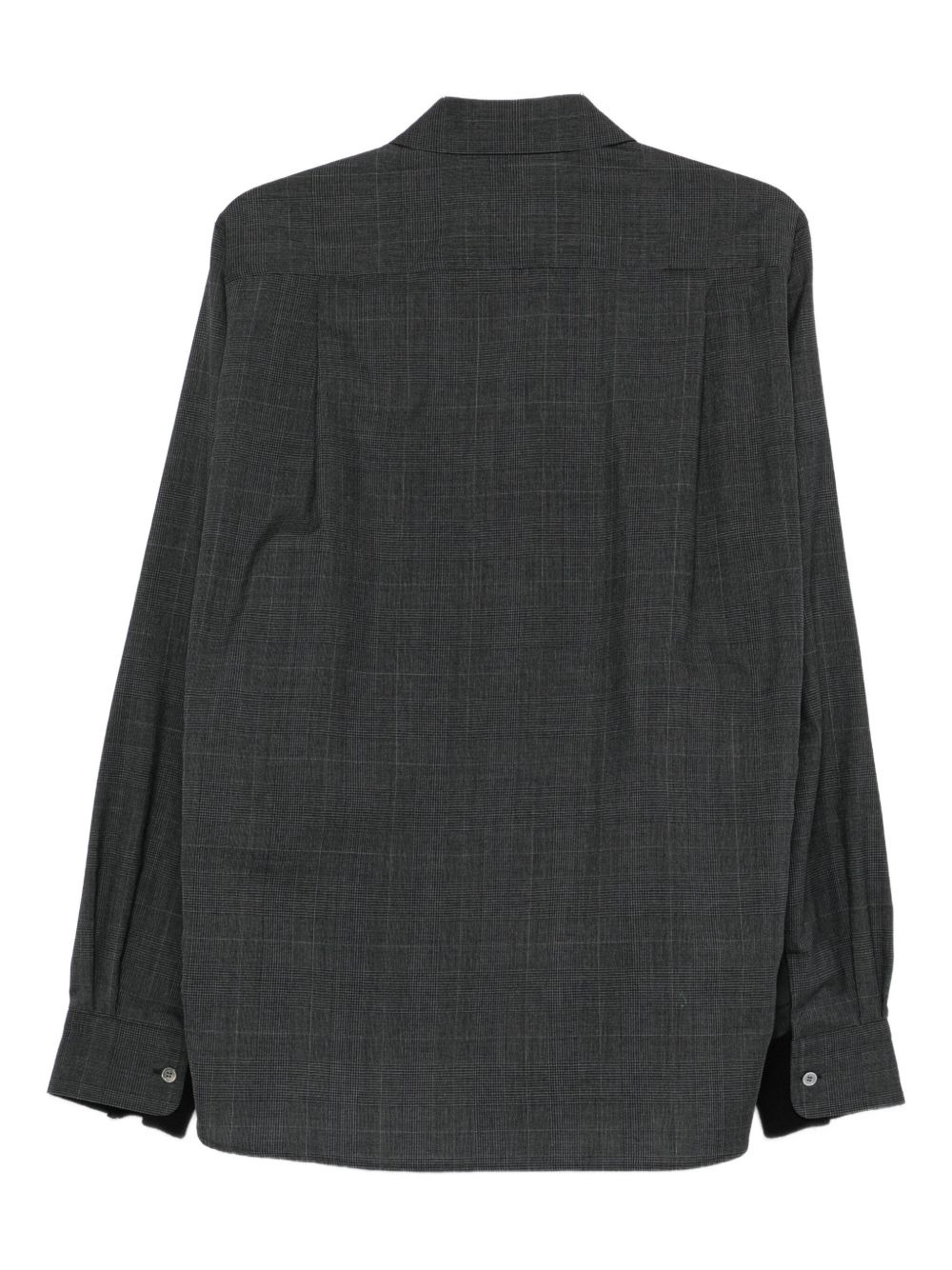 checked-pattern shirt jacket - 2