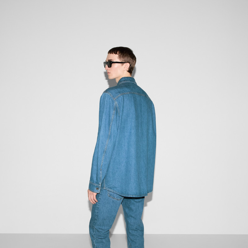 Relaxed fit denim shirt 4