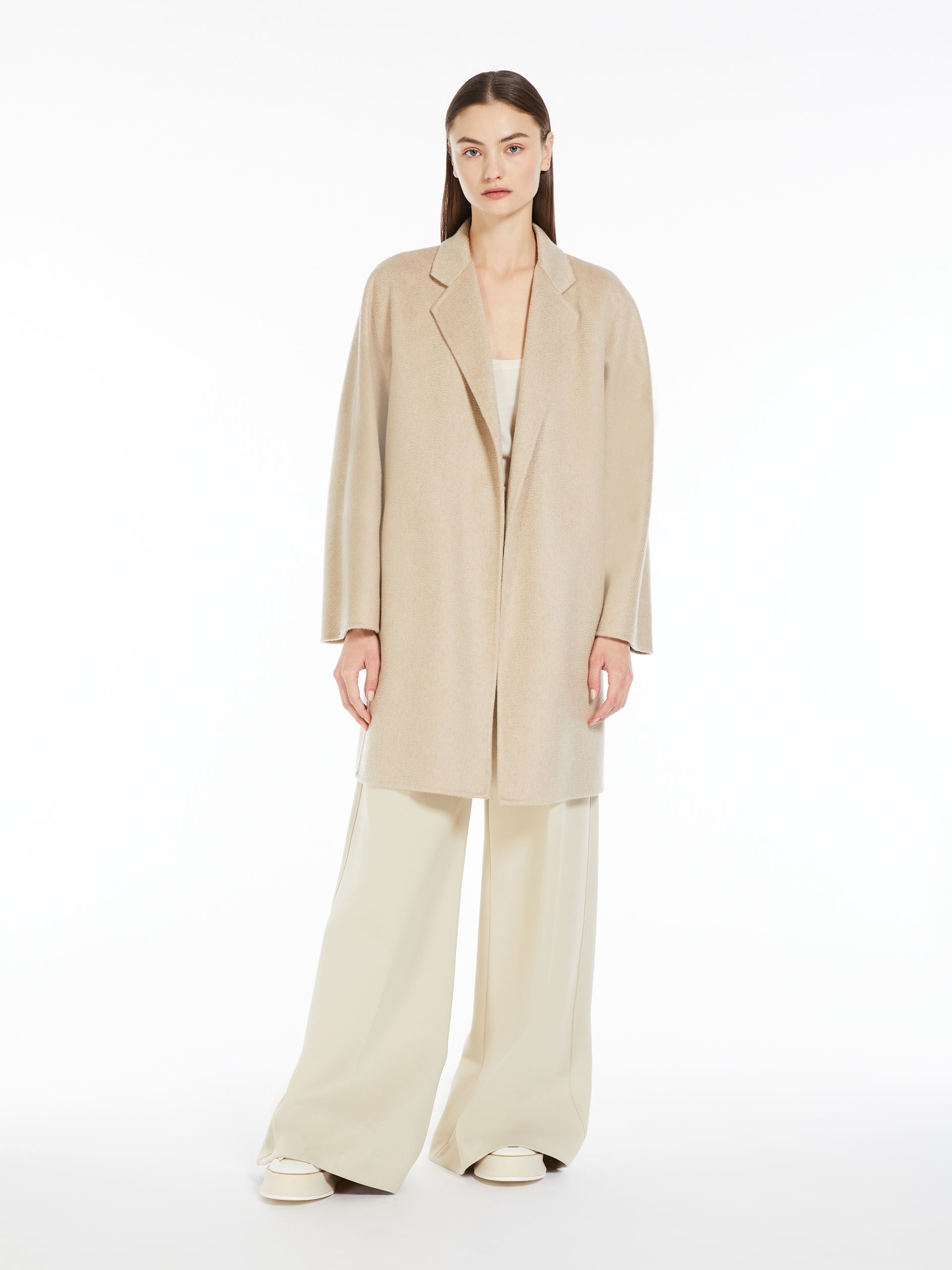 HAROLD Short cashmere wrap coat - 2