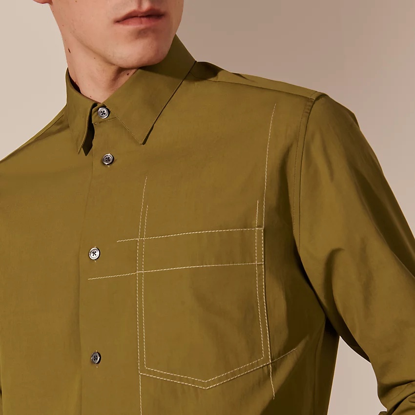 "Piqures filantes" fitted shirt - 3