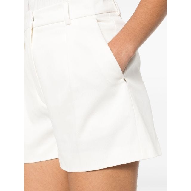 White shorts with pleats - 5