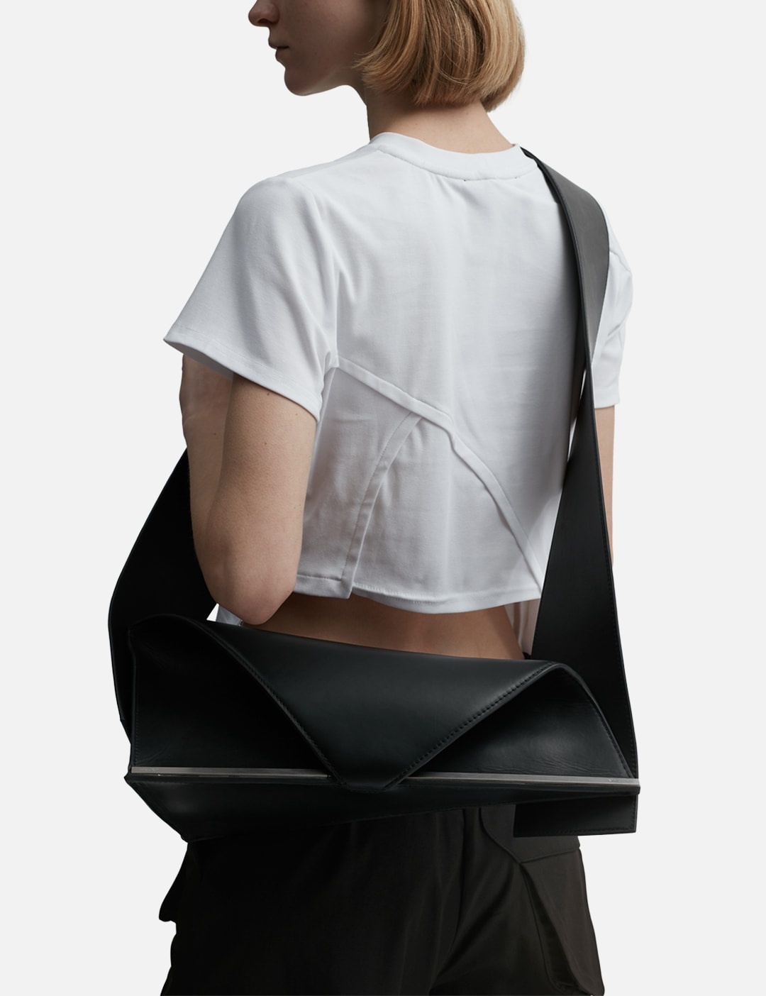 UNITY BAGUETTE LEATHER BAG - 6