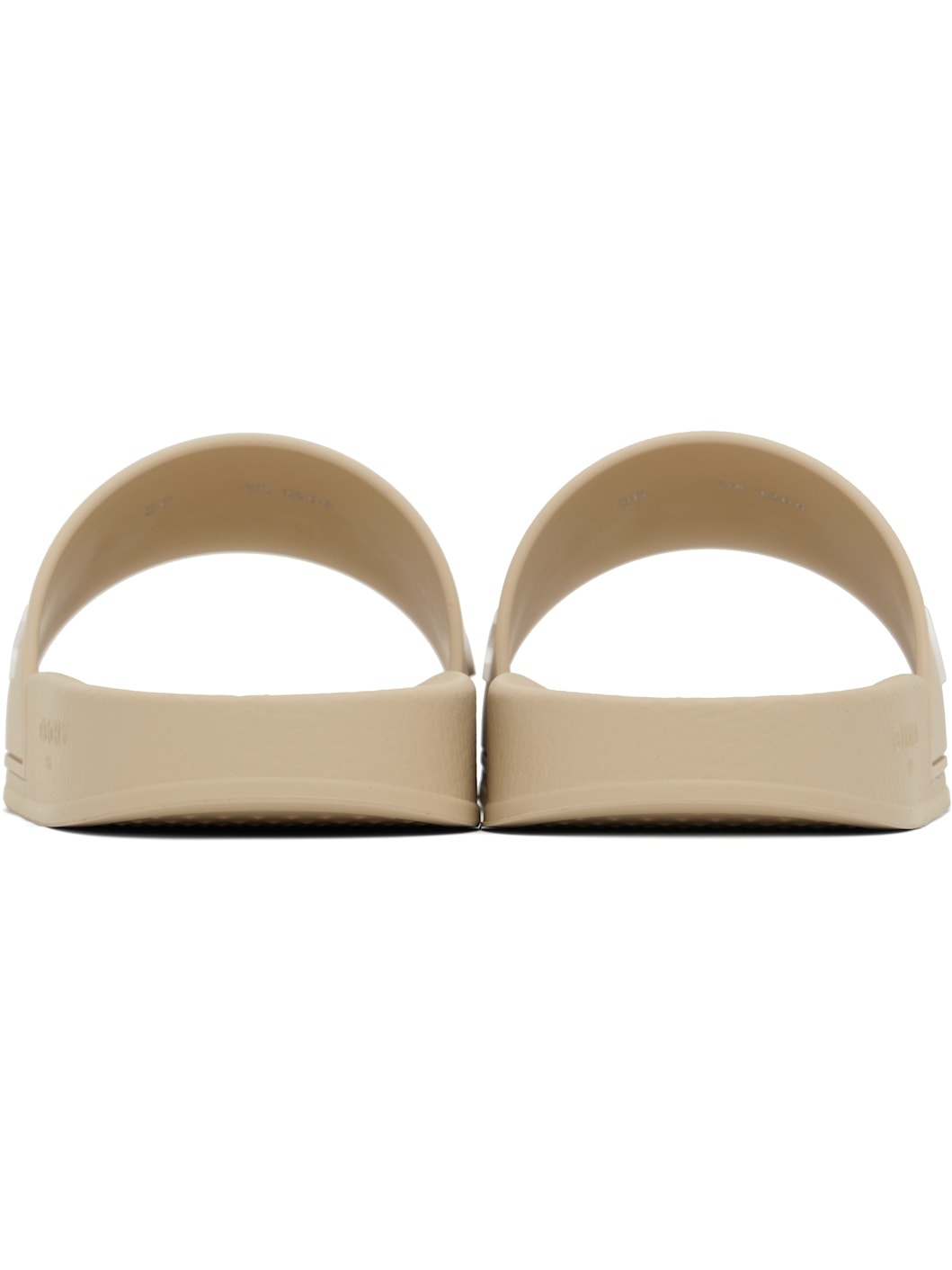 Beige Rubber Pool Slides - 2