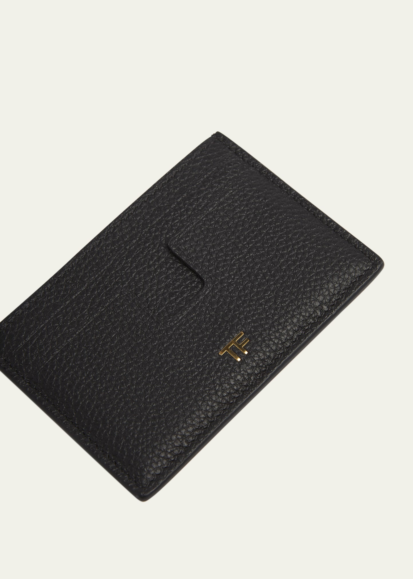 TF Card Holder in Grained Leather - 4