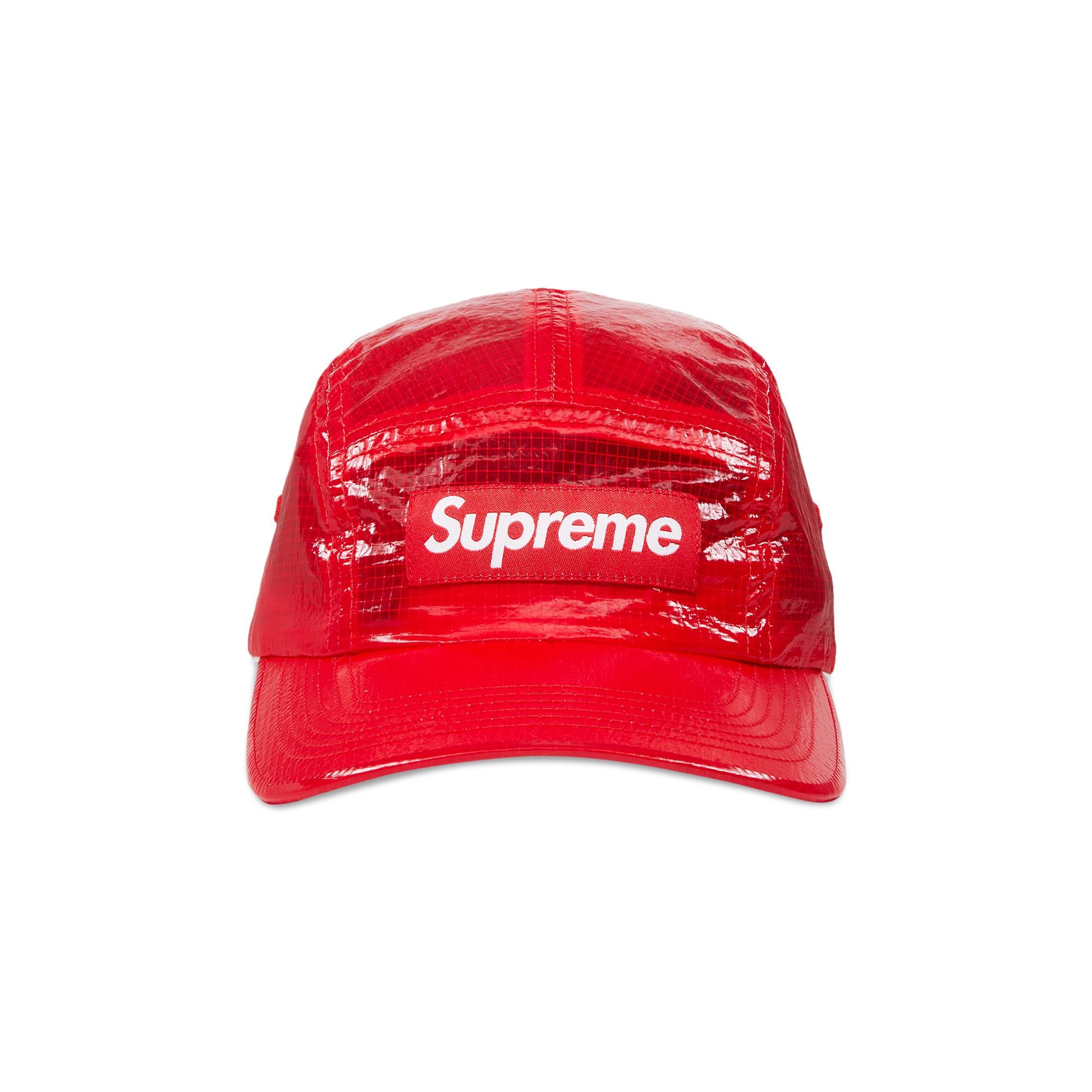 Supreme Gloss Ripstop Camp Cap 'Red' - 1