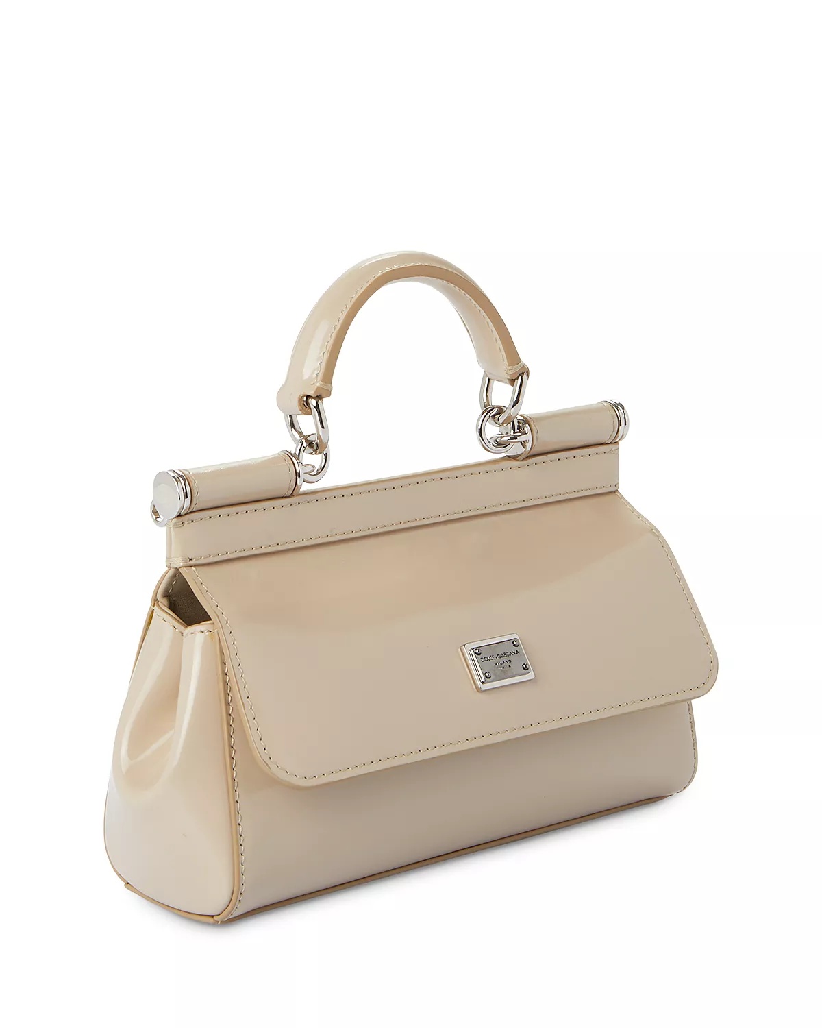 Small Sicily Bag in Polished Calfskin - 4
