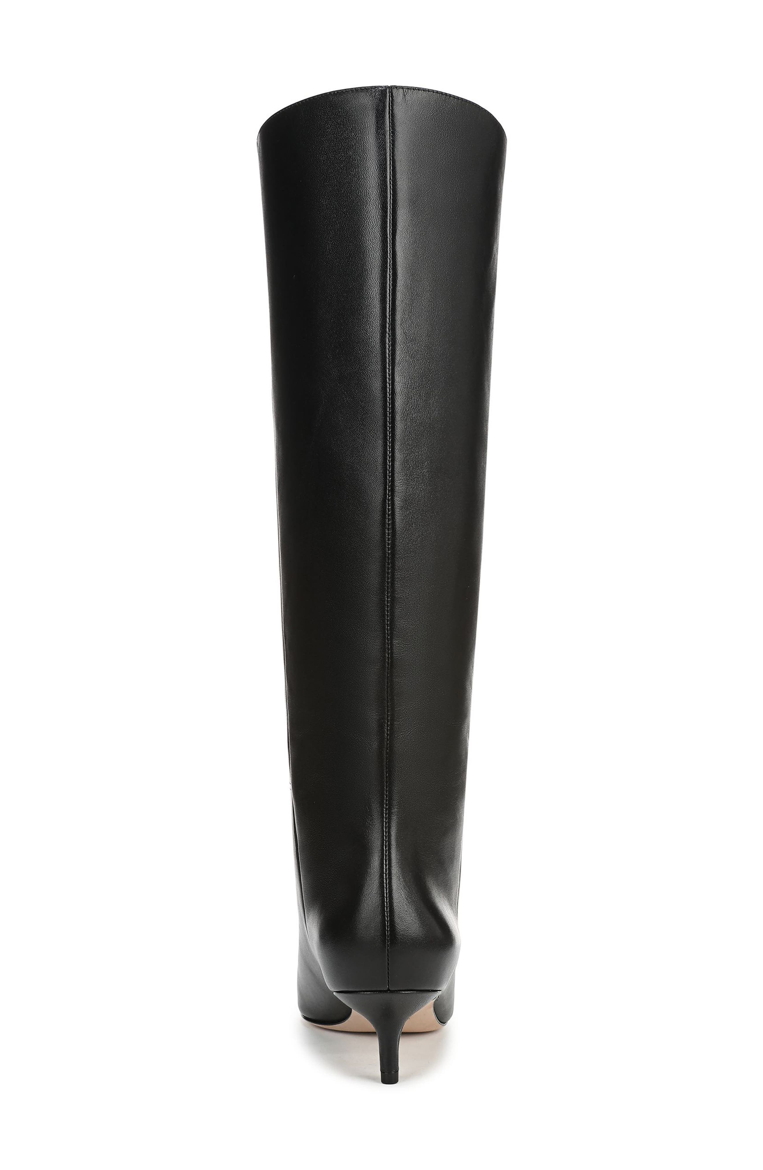 Veronica Beard Lisa 45 Knee High Boot in Black Leather at Nordstrom - 7
